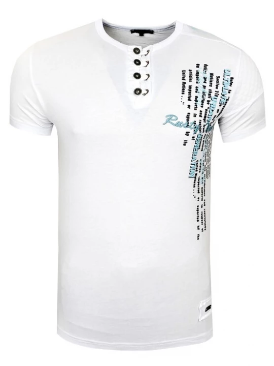 Foto van product Rusty Neal Shirt blauw / zwart / wit