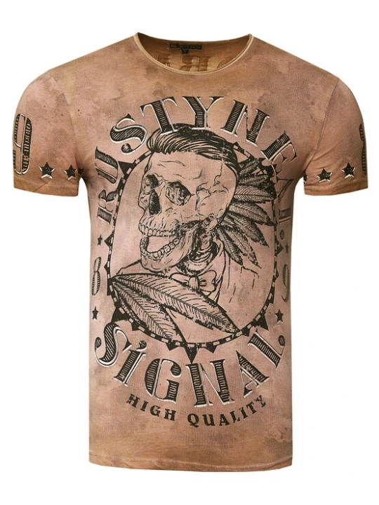 Foto van product Rusty Neal Shirt bruin