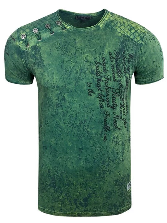 Foto van product Rusty Neal Shirt groen / zwart