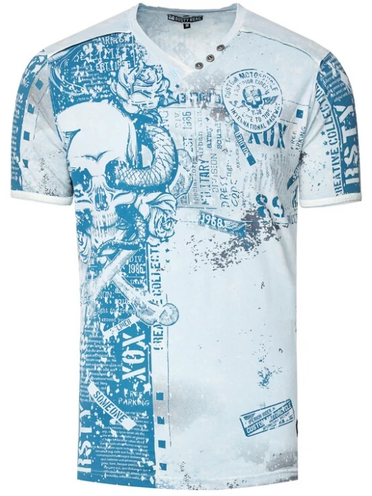 Foto van product Rusty Neal Shirt lichtblauw