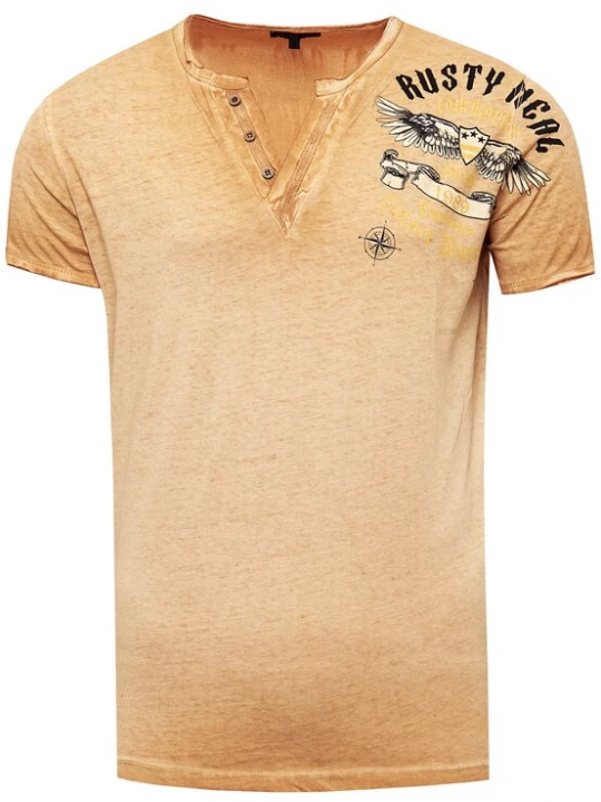 Foto van product Rusty Neal Shirt oker / zwart