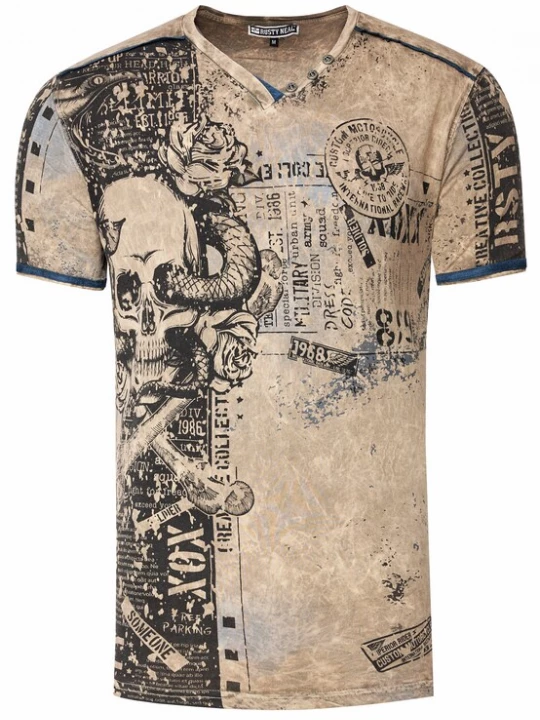 Foto van product Rusty Neal Shirt olijfgroen