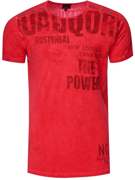 Foto van product Rusty Neal Shirt rood / donkerrood