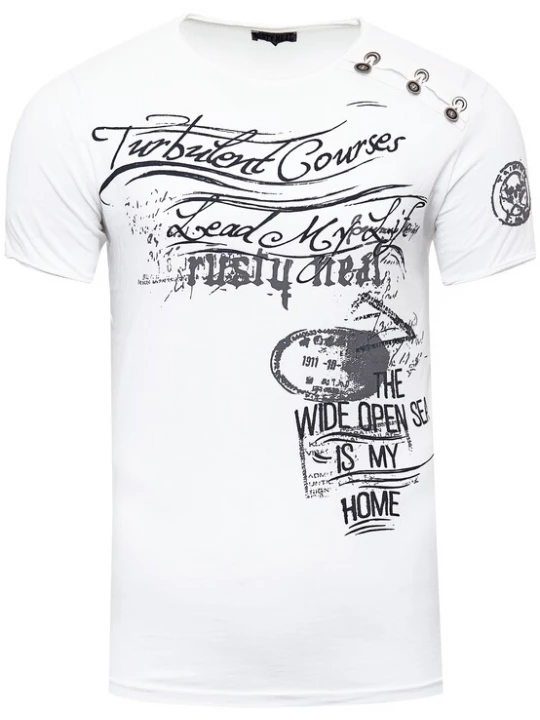 Foto van product Rusty Neal Shirt zwart / wit