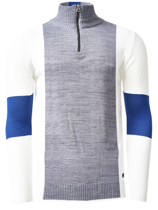 Foto van product Rusty Neal Trui navy / grijs / wit