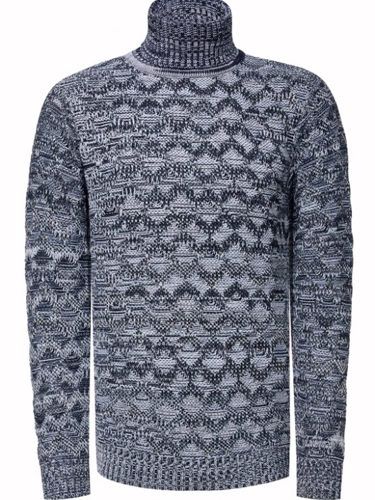 Foto van product Rusty Neal Trui navy / pastelblauw