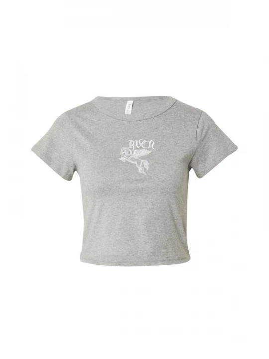 Foto van product RVCA Shirt 'SHETZY BABY' grijs / grijs gemêleerd