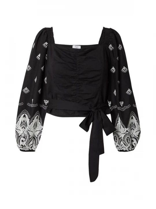 Foto van product RYC by Angelina Kirsch Blouse zwart / wit