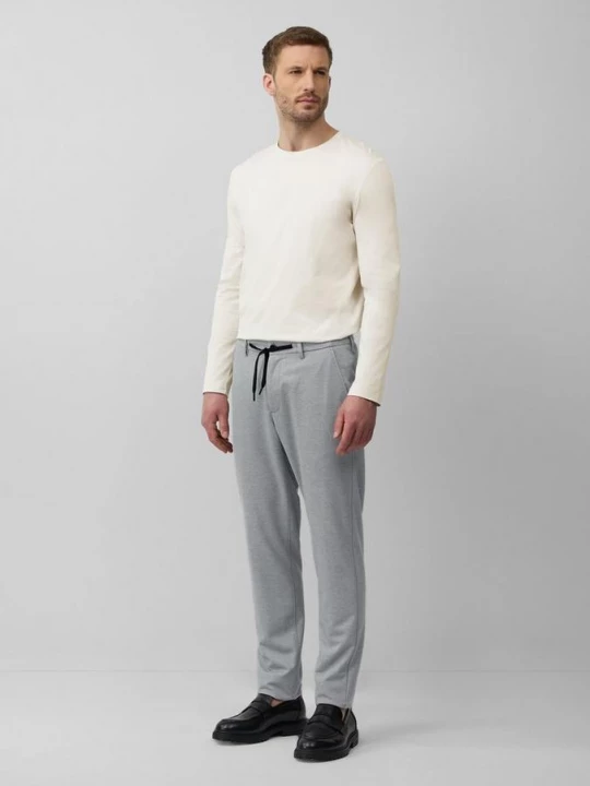 Foto van product s.O JOGG: Pantalon in tweekleurige piquéjersey s.Oliver grijs