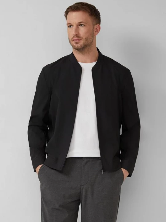 Foto van product s.O NOW: Stretch keperstof blouson s.Oliver zwart