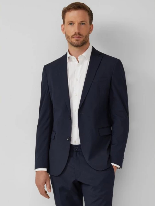 Foto van product s.O PURE: Fijn colbert van stretchstof s.Oliver blauw