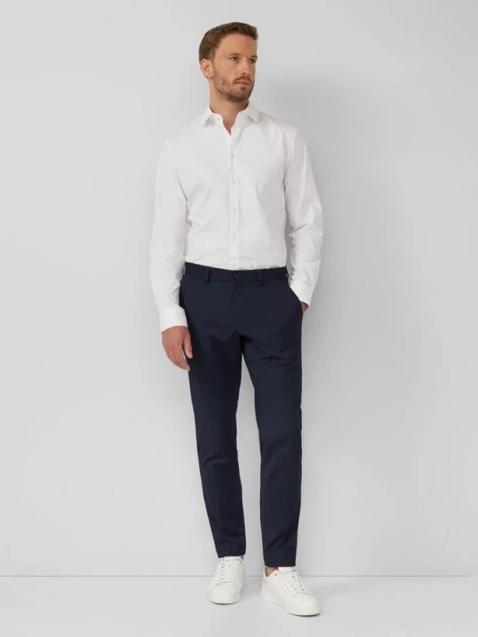 Foto van product s.O PURE: Fijne pantalon in stretchstof s.Oliver blauw