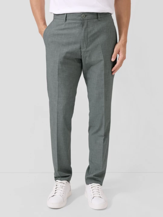 Foto van product s.O PURE: Pantalon in gedessineerde stretchstof s.Oliver groen