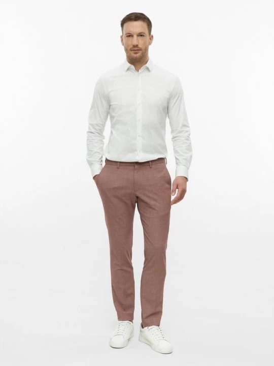 Foto van product s.O PURE pantalon van gevlekte stretchstof s.Oliver bruin