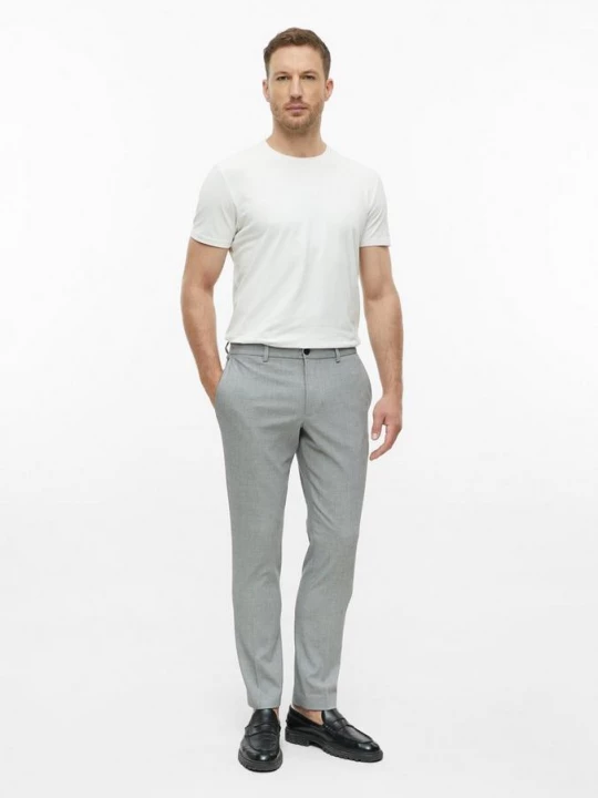Foto van product s.O PURE: Slim Fit-pakbroek van gestructureerde stof s.Oliver grijs