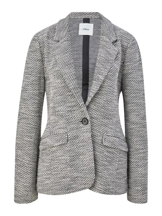 Foto van product s.Oliver BLACK LABEL Blazers zwart / wit