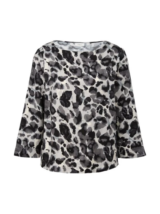 Foto van product s.Oliver BLACK LABEL Blouse crème / grijs / zwart