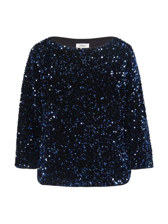 Foto van product s.Oliver BLACK LABEL Blouse donkerblauw
