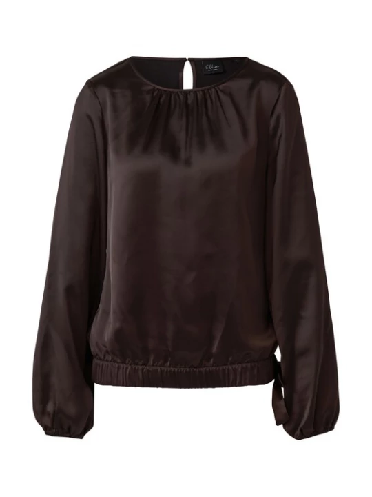 Foto van product s.Oliver BLACK LABEL Blouse donkerbruin