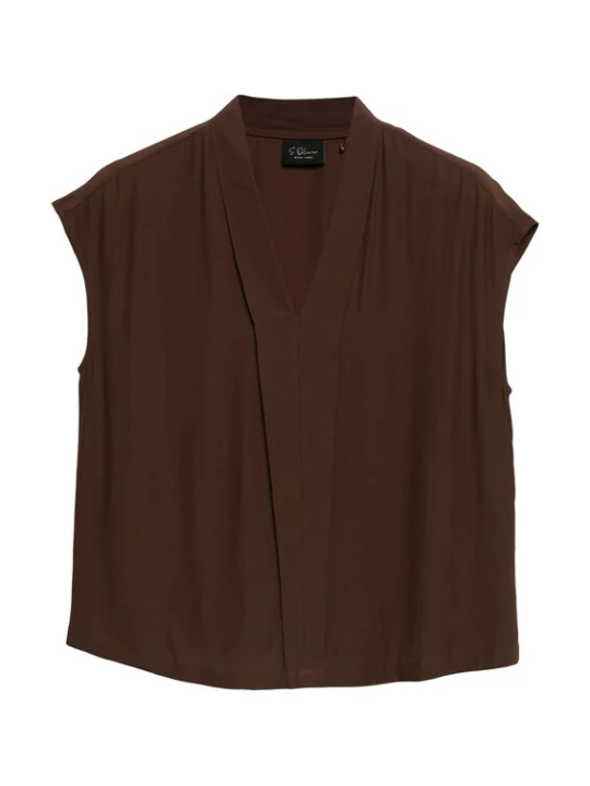 Foto van product s.Oliver BLACK LABEL Blouse donkerbruin