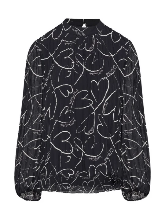 Foto van product s.Oliver BLACK LABEL Blouse navy / wit