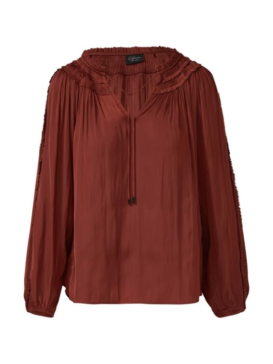 Foto van product s.Oliver BLACK LABEL Blouse robijnrood