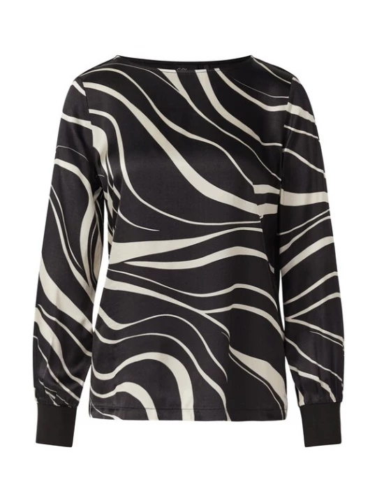 Foto van product s.Oliver BLACK LABEL Blouse zwart / wit
