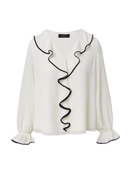 Foto van product s.Oliver BLACK LABEL Blouse zwart / wit