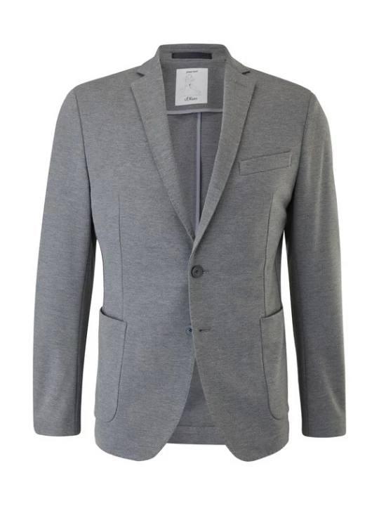 Foto van product s.Oliver BLACK LABEL Colbert grijs gemêleerd