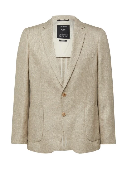 Foto van product s.Oliver BLACK LABEL Colbert ' S.OPURE ' beige
