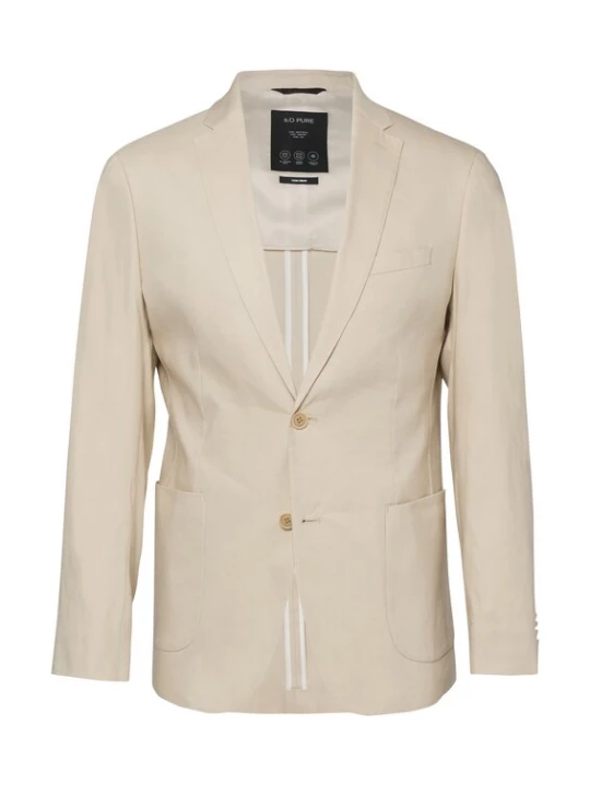 Foto van product s.Oliver BLACK LABEL Colbert ' S.OPURE ' lichtbeige