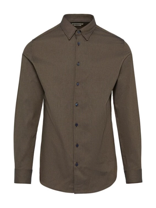 Foto van product s.Oliver BLACK LABEL Overhemd donkerbruin
