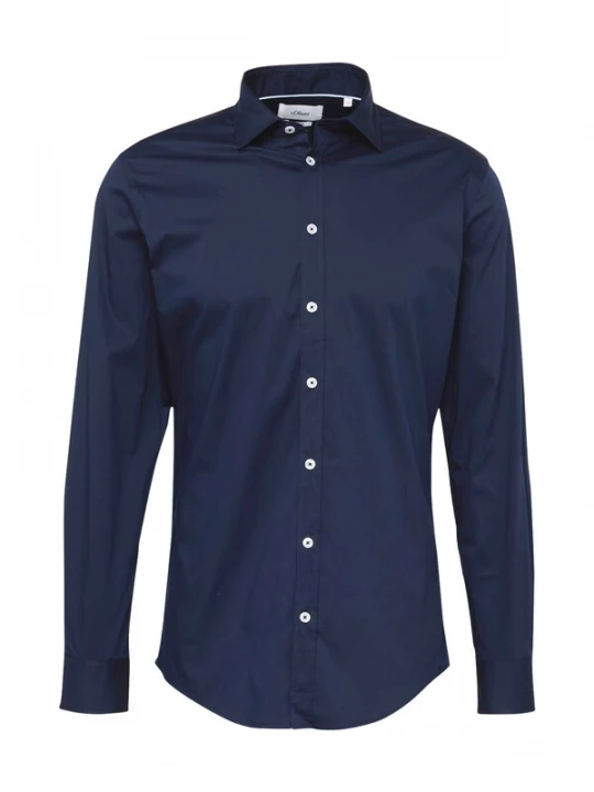 Foto van product s.Oliver BLACK LABEL Overhemd navy
