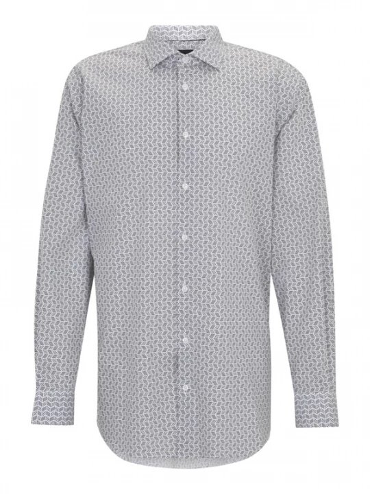 Foto van product s.Oliver BLACK LABEL Overhemd navy / wit