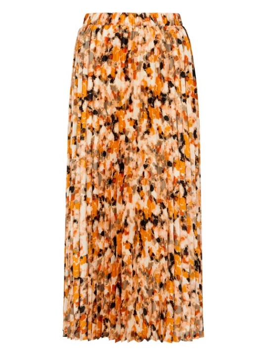 Foto van product s.Oliver BLACK LABEL Rok kaki / oranje / lichtoranje / zwart