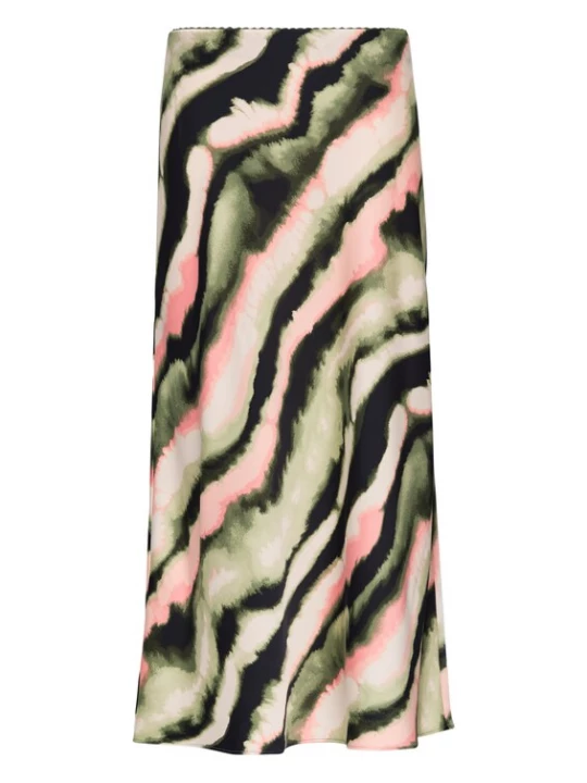 Foto van product s.Oliver BLACK LABEL Rok lichtbeige / nachtblauw / olijfgroen / rosa