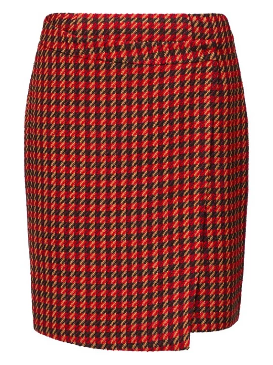 Foto van product s.Oliver BLACK LABEL Rok rood / zwart