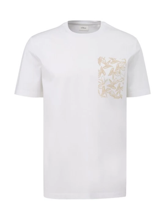 Foto van product s.Oliver BLACK LABEL Shirt beige / wit