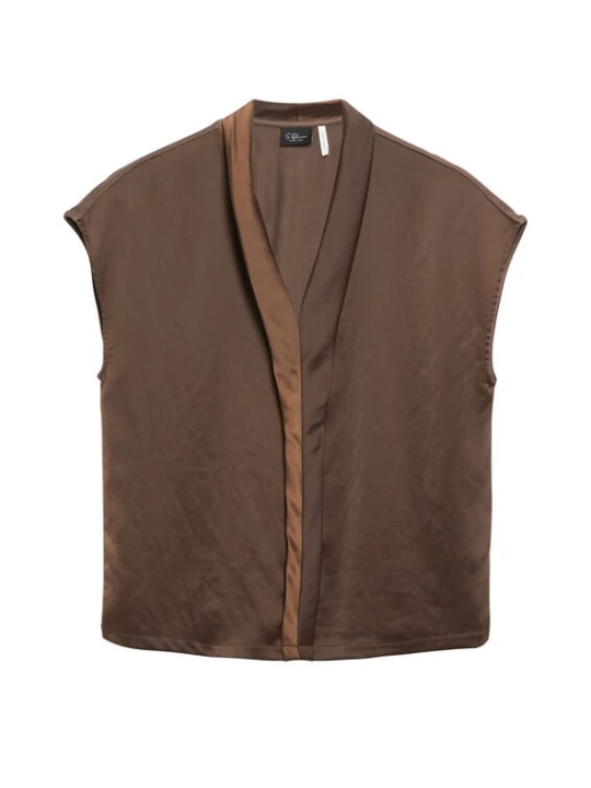 Foto van product s.Oliver BLACK LABEL Shirt chocoladebruin