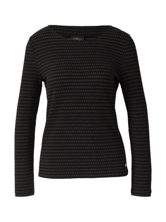 Foto van product s.Oliver BLACK LABEL Shirt donkerbruin