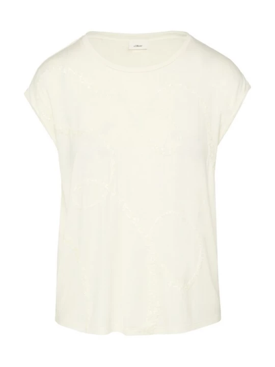 Foto van product s.Oliver BLACK LABEL Shirt ecru