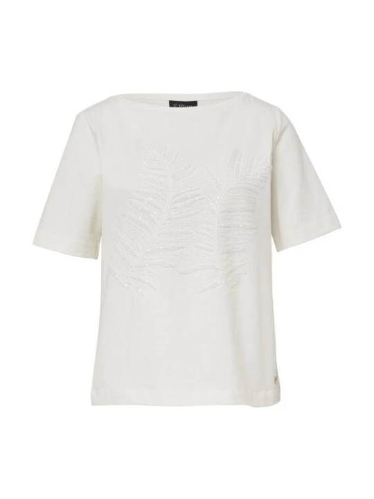 Foto van product s.Oliver BLACK LABEL Shirt ecru