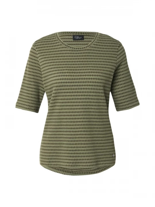 Foto van product s.Oliver BLACK LABEL Shirt groen / olijfgroen