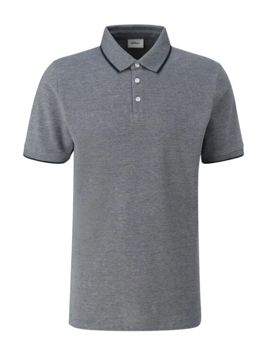 Foto van product s.Oliver BLACK LABEL Shirt navy / grijs gemêleerd