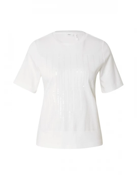 Foto van product s.Oliver BLACK LABEL Shirt offwhite
