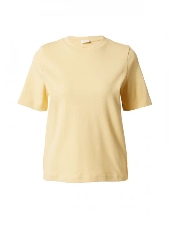 Foto van product s.Oliver BLACK LABEL Shirt pasteelgeel