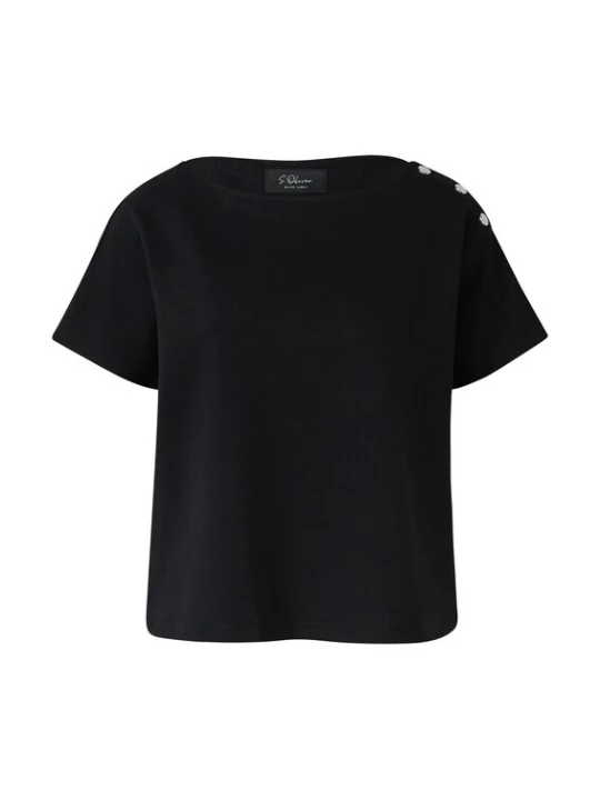 Foto van product s.Oliver BLACK LABEL Shirt zilvergrijs / zwart