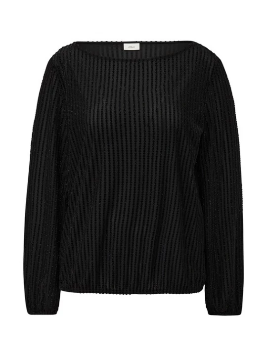 Foto van product s.Oliver BLACK LABEL Shirt zwart