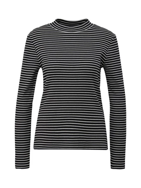 Foto van product s.Oliver BLACK LABEL Shirt zwart / wit
