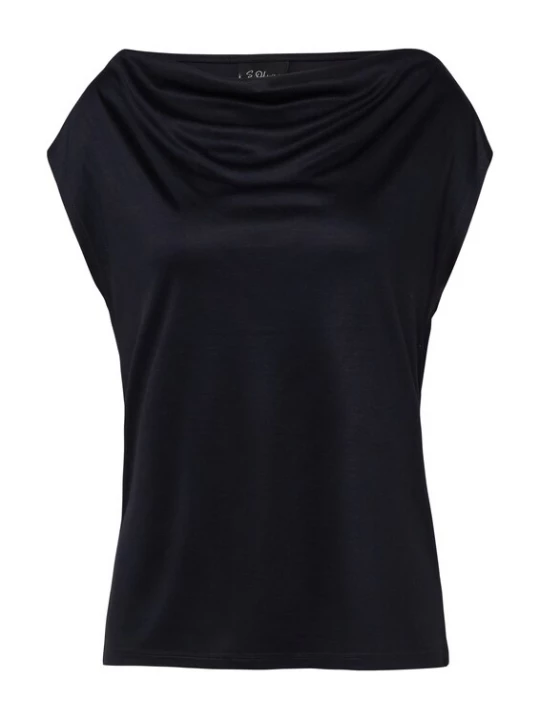 Foto van product s.Oliver BLACK LABEL Top donkerblauw